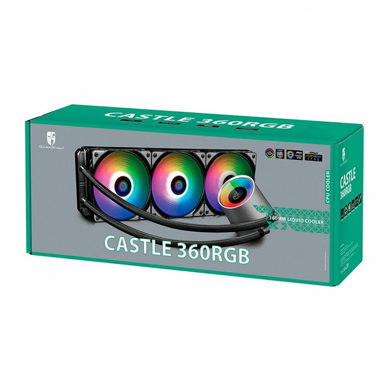 خنک کننده مایع پردازنده دیپ کول CASTLE 360RGB V2