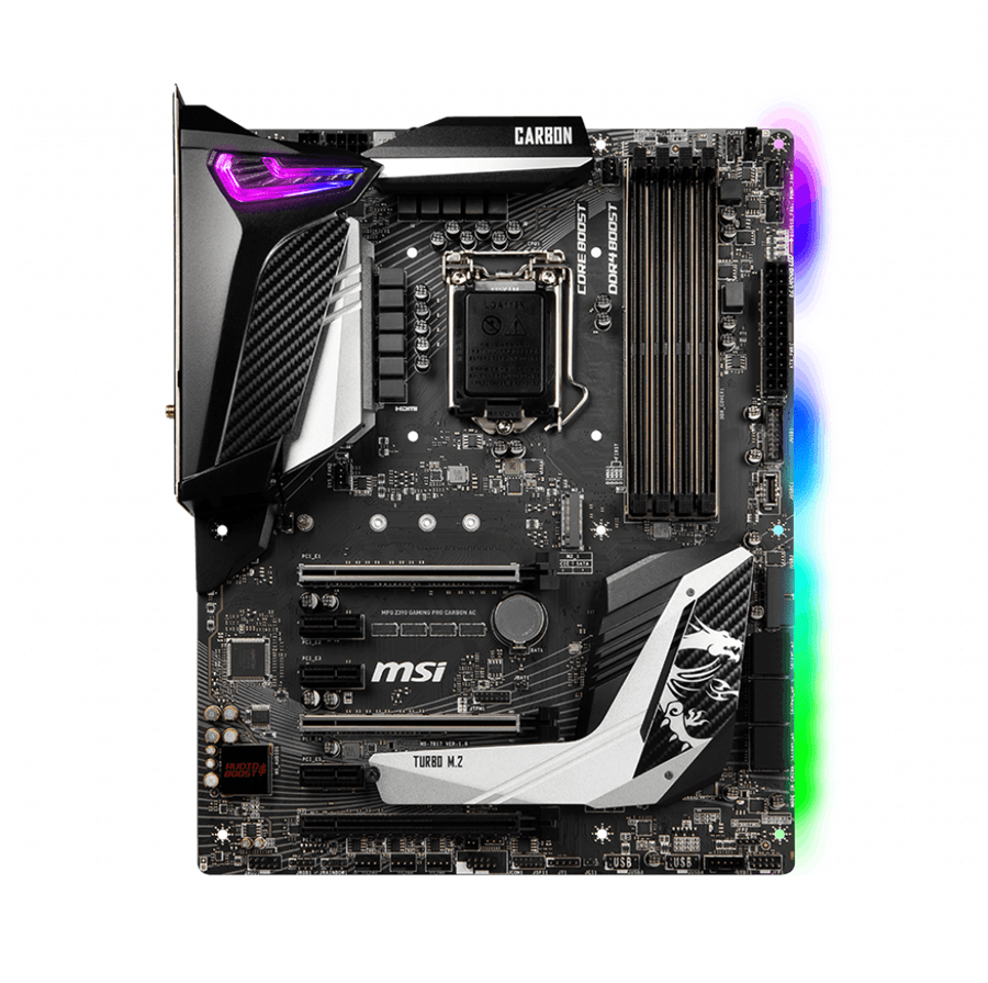 MSI MPG Z390 GAMING PRO CARBON AC LGA 1151 Motherboard