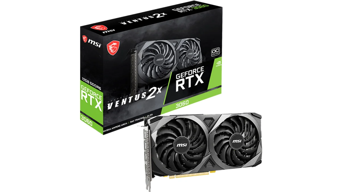 کارت گرافیک ام اس آی مدل GeForce RTX™ 3060 VENTUS 2X 12G OC حافظه 12 گیگابایت