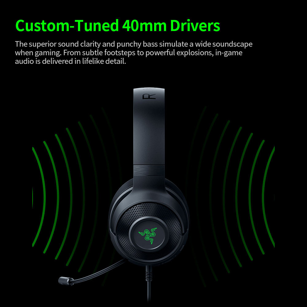 هدست گیمینگ ریزر مدل Razer Kraken X Lite