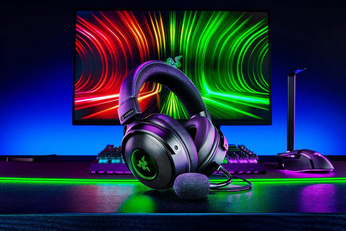 هدست گیمینگ ریزر مدل Razer KrakenV.3 HyperSense