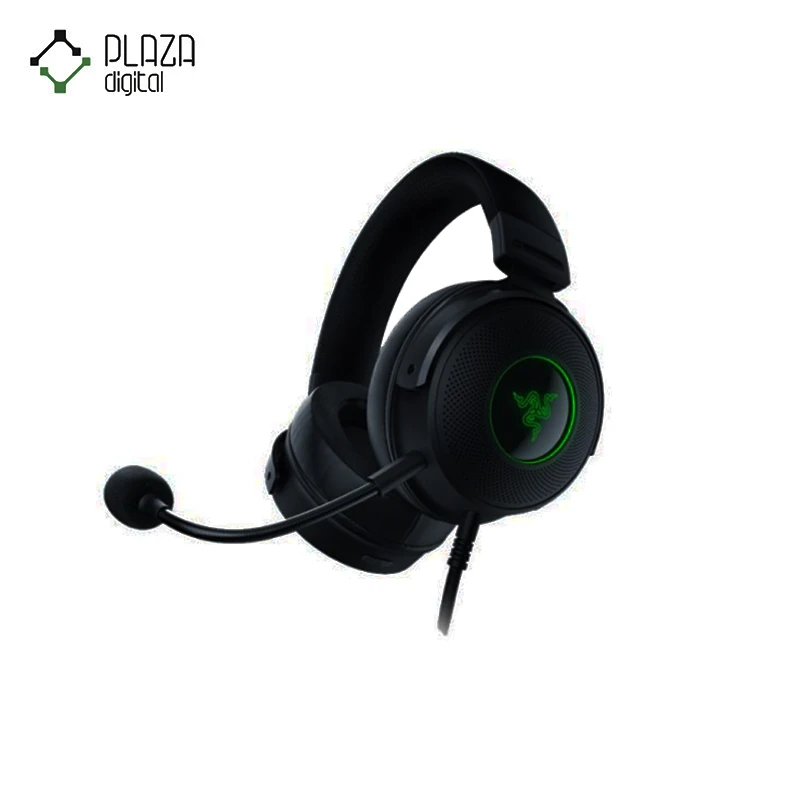 نمای زیر هدست گیمینگ ریزر مدل Razer kraken v.3 hypersense