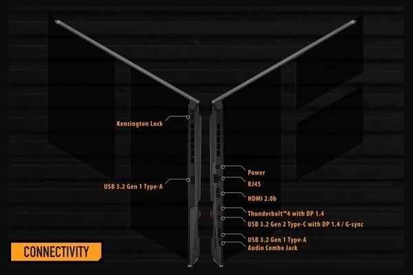 fx507zr c asus laptop ports 1