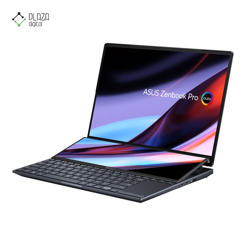 نمای سمت راست لپ تاپ ایسوس 14.5 اینچی مدل Zenbook Pro 14 Duo UX8402ZE i7 12700H 16GB 1TB RTX3050Ti پلازا دیجیتال