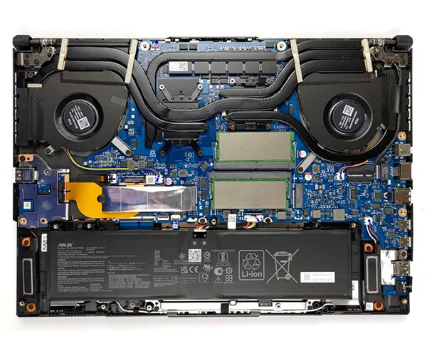 سیستم کولینگ لپ تاپ گیمینگ Asus TUF Gaming F15 FX517ZC-C