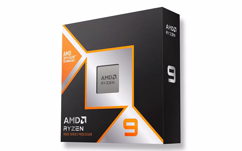 بهترین سی پی یو برای رندرینگ 12 پردازنده AMD رایزن 9 9950X3D