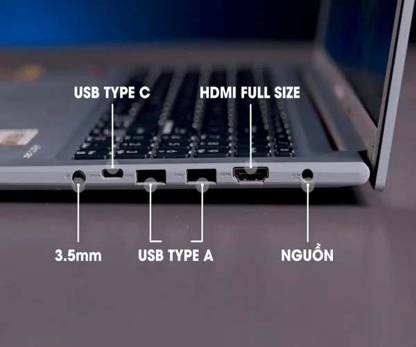 نمای پورت‌های لپ تاپ ایسوس R1605ZA
