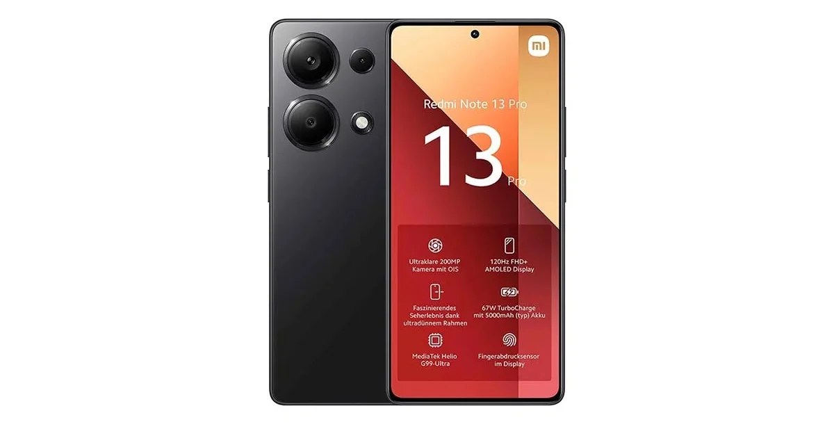 گوشی موبایل شیائومی مدل Redmi Note 13 Pro 4G