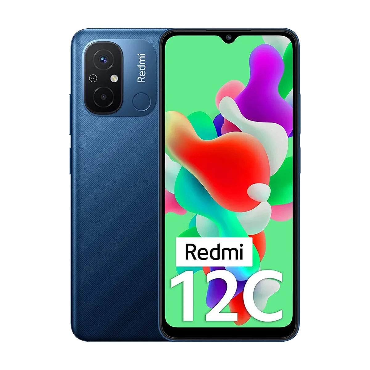 گوشی موبایل شیائومی مدل Redmi 12C ظرفیت 128 گیگابایت رم 6 گیگابایت رنگ سرمه ای