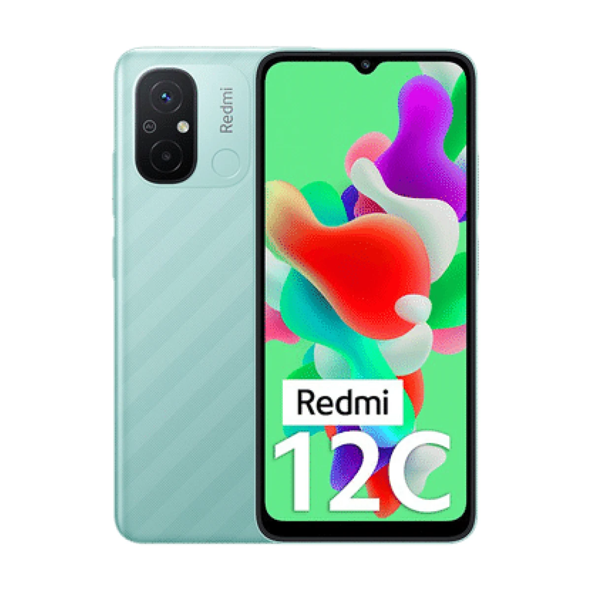 گوشی موبایل شیائومی مدل Redmi 12C ظرفیت 128 گیگابایت رم 6 گیگابایت رنگ سیز