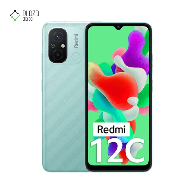 گوشی موبایل شیائومی مدل Redmi 12C ظرفیت 128 گیگابایت رم 6 گیگابایت رنگ سیز