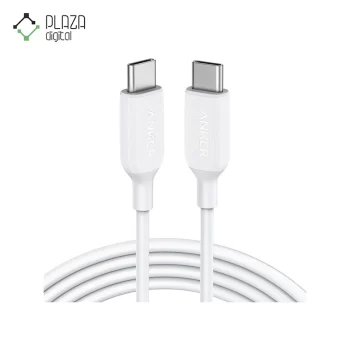 نمای اصلی کابل تبدیل Type-C به Type-C انکر مدل Anker Powerline III A8852 سفید