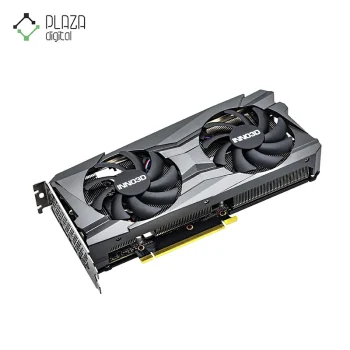 نمای راست کارت گرافیک geforce rtx 3060 x2 oc 12g اینو تری دی