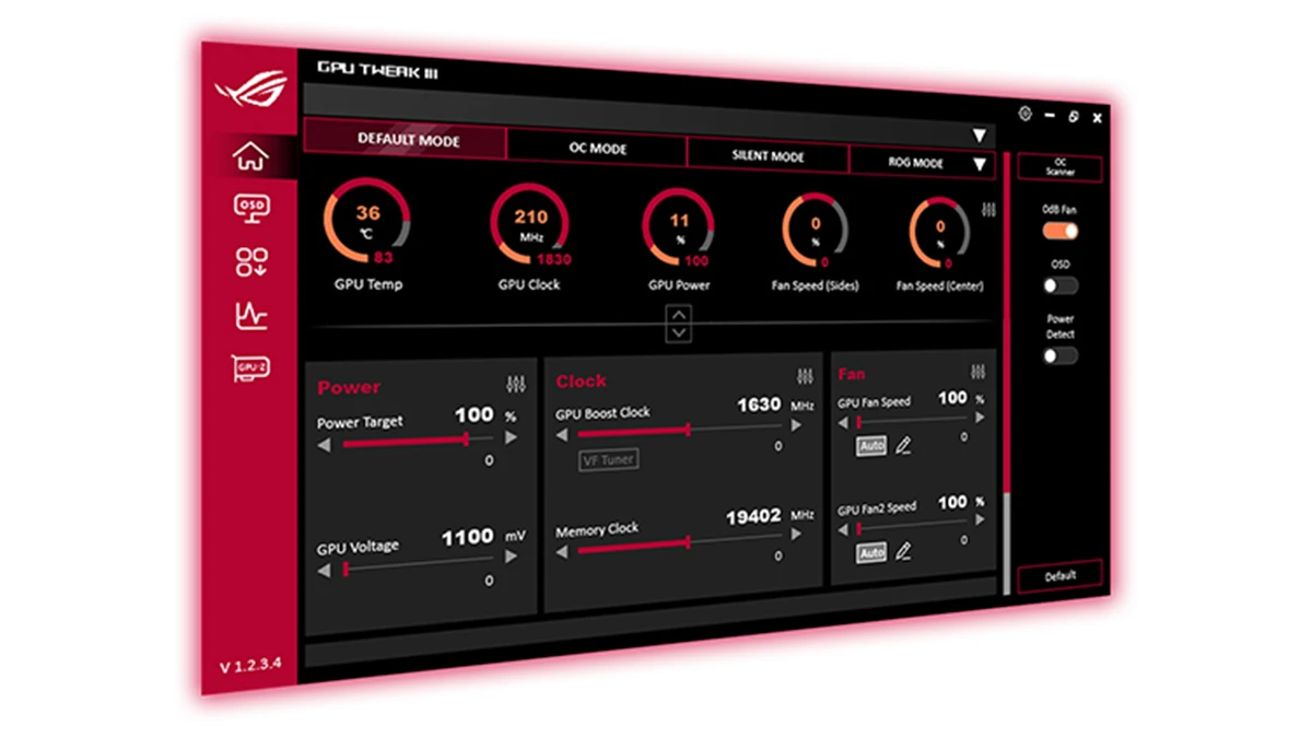 نرم افزار کارت گرافیک ایسوس مدل Dual RTX 4060 Ti O8G GDDR6 حافظه 8 گیگابایت