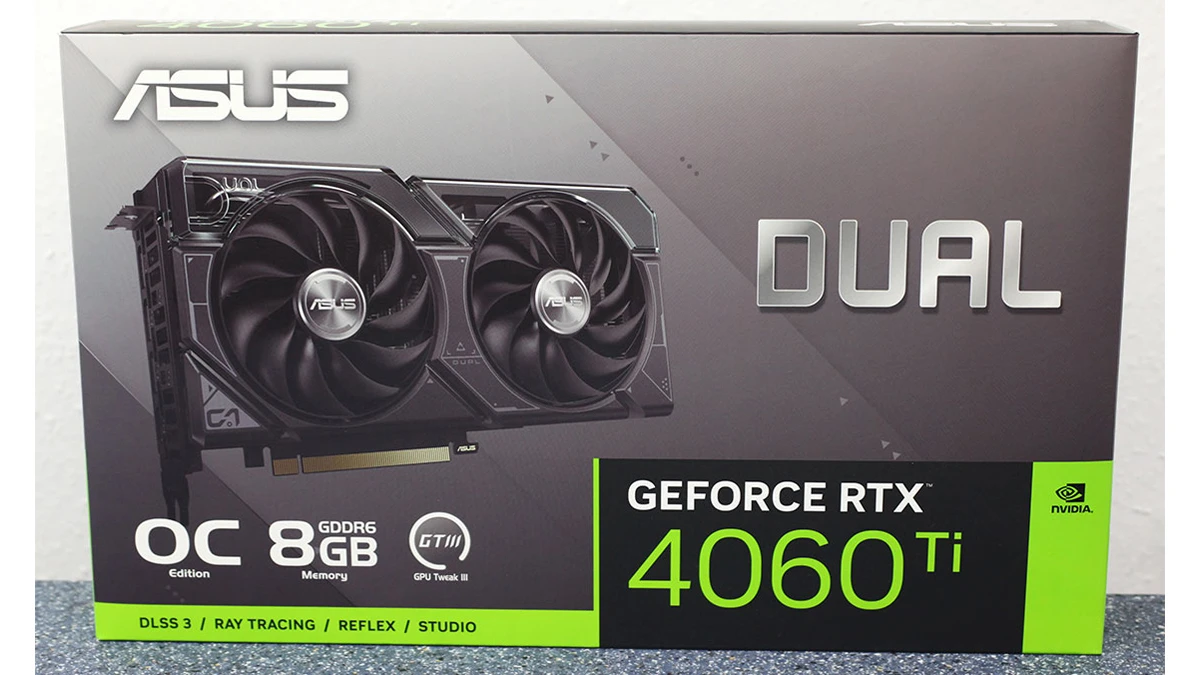 کارت گرافیک ایسوس مدل Dual RTX 4060 Ti O8G GDDR6 حافظه 8 گیگابایت