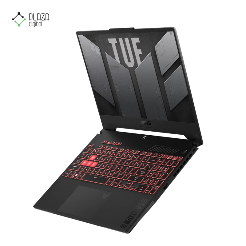 نمای کناری لپ تاپ ایسوس 15.6 اینچی مدل TUF Gaming A15 FA507NV R7 7435HS 16GB 1TB RTX4060 پلازا دیجیتال