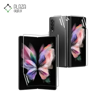 گلس صفحه نمایش و پشت گوشی مدل باف samsung galaxy z fold 4