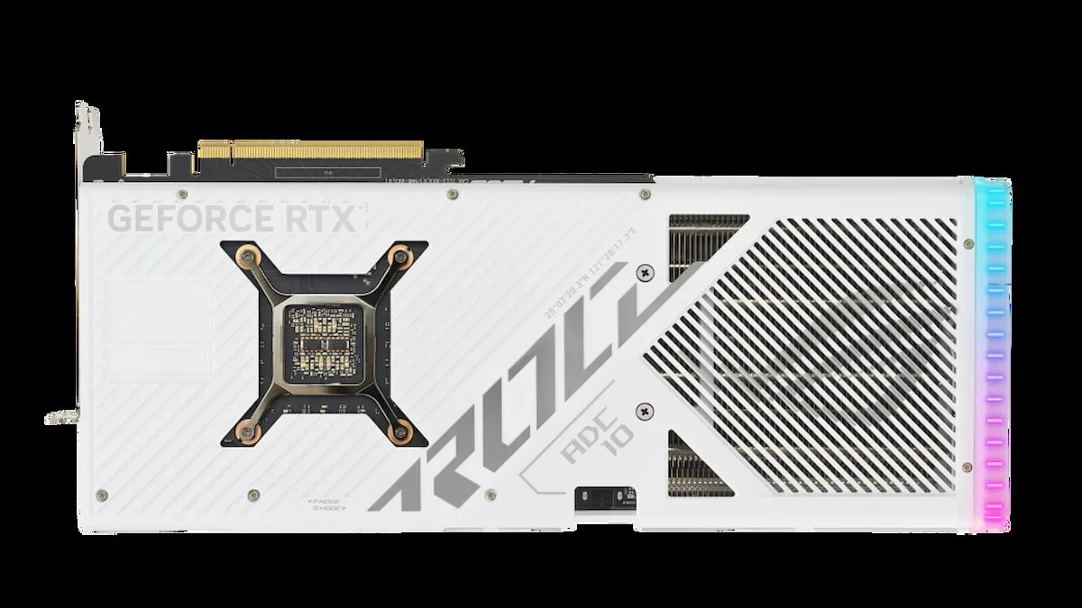 کارت گرافیک ایسوس مدل ROG STRIX RTX 4080 O16G – White حافظه 16 گیگابایت