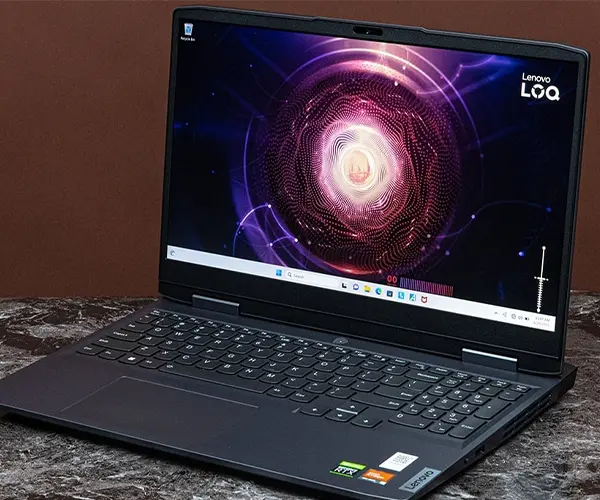 loq ir lenovo laptop view