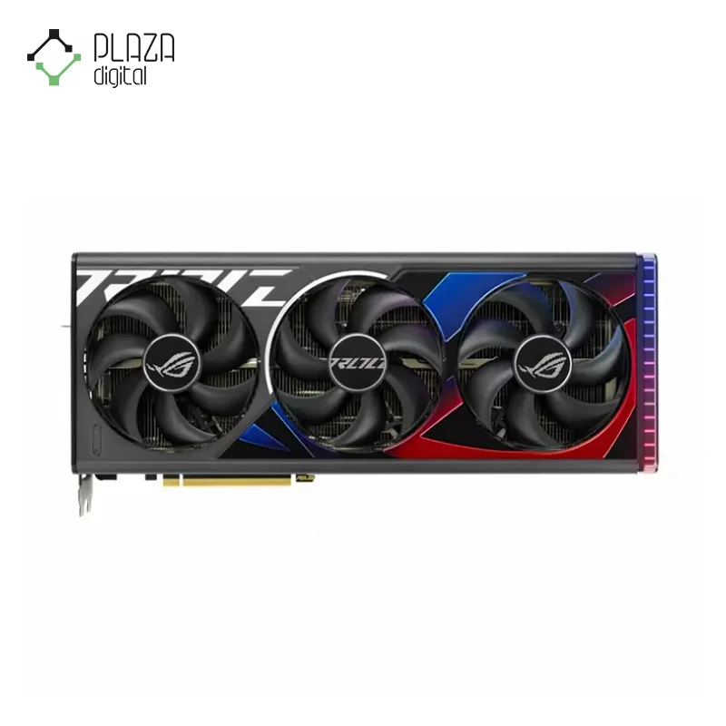 نمای جلوی کارت گرافیک ROG Strix GeForce RTX 4080 16GB GDDR6X OC Edition ایسوس