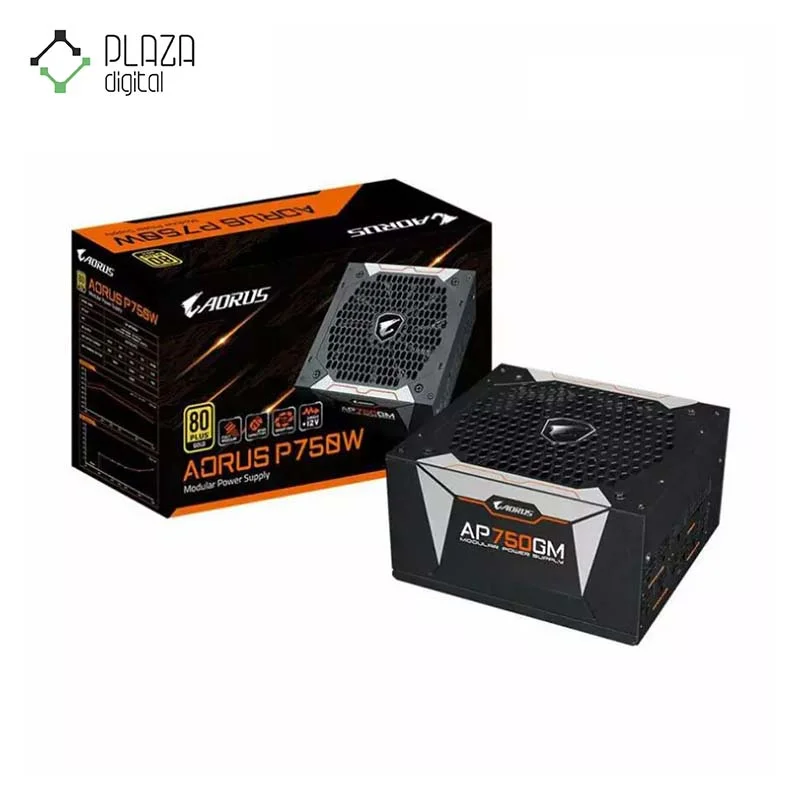 منبع تغذیه کامپیوتر گیگابایت مدل AORUS P750W GOLD Full Modular