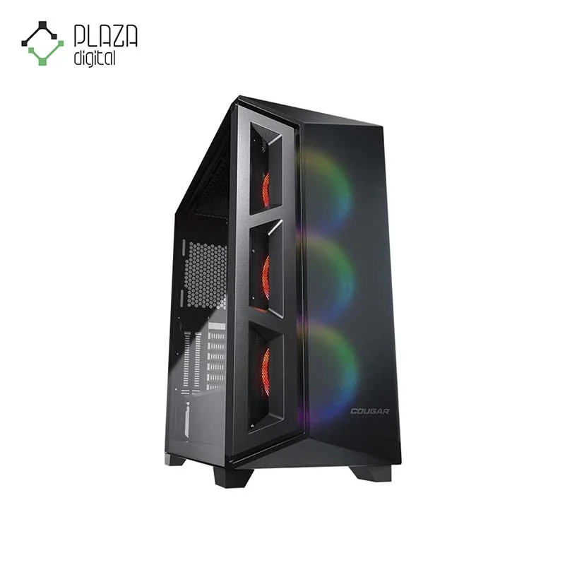 نمای رو به رو کیس کامپیوتر گیمینگ کوگار مدل dark-blader-x5-rgb