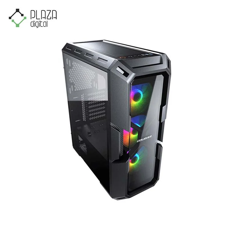 نمای سمت چپ کیس کامپیوتر گیمینگ کوگار مدل mx440-g-rgb