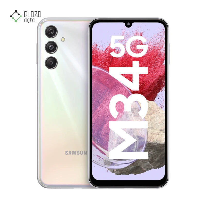 گوشی موبایل سامسونگ مدل Galaxy M34 ظرفیت 128 گیگابایت رم 6 گیگابایت رنگ سفید