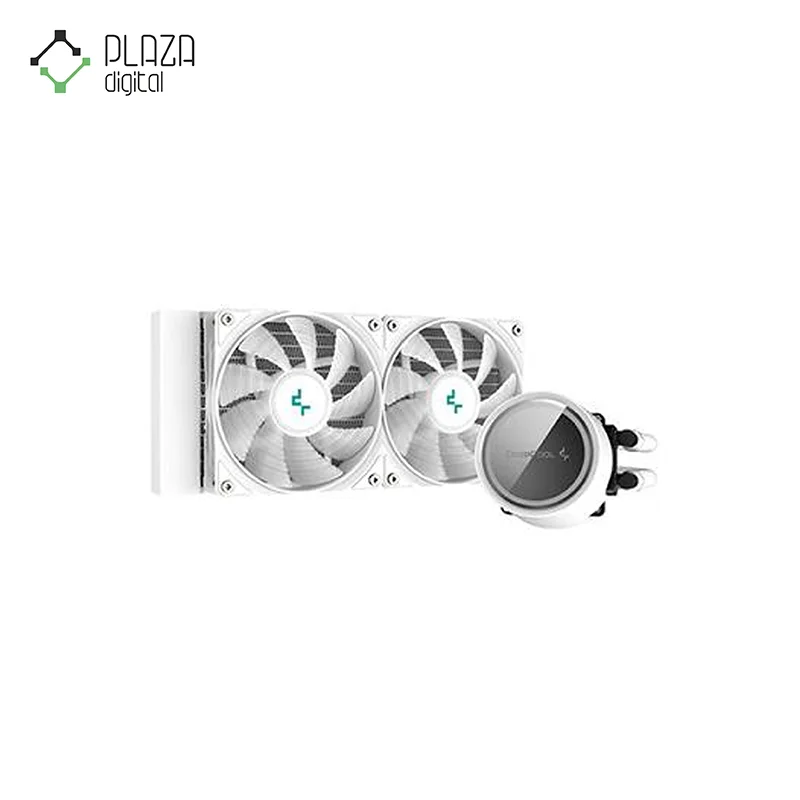 نمای جلوی خنک کننده پردازنده مایع دیپ کول مدل GAMMAXX L240 ARGB White