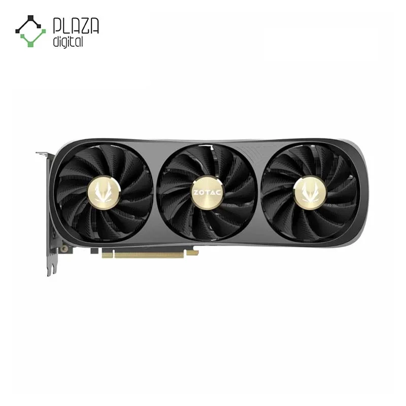 نمای رو به رو کارت گرافیک زوتاک مدل GAMING GeForce RTX 4070 Ti Trinity OC 12GB حافظه 12 گیگابایت