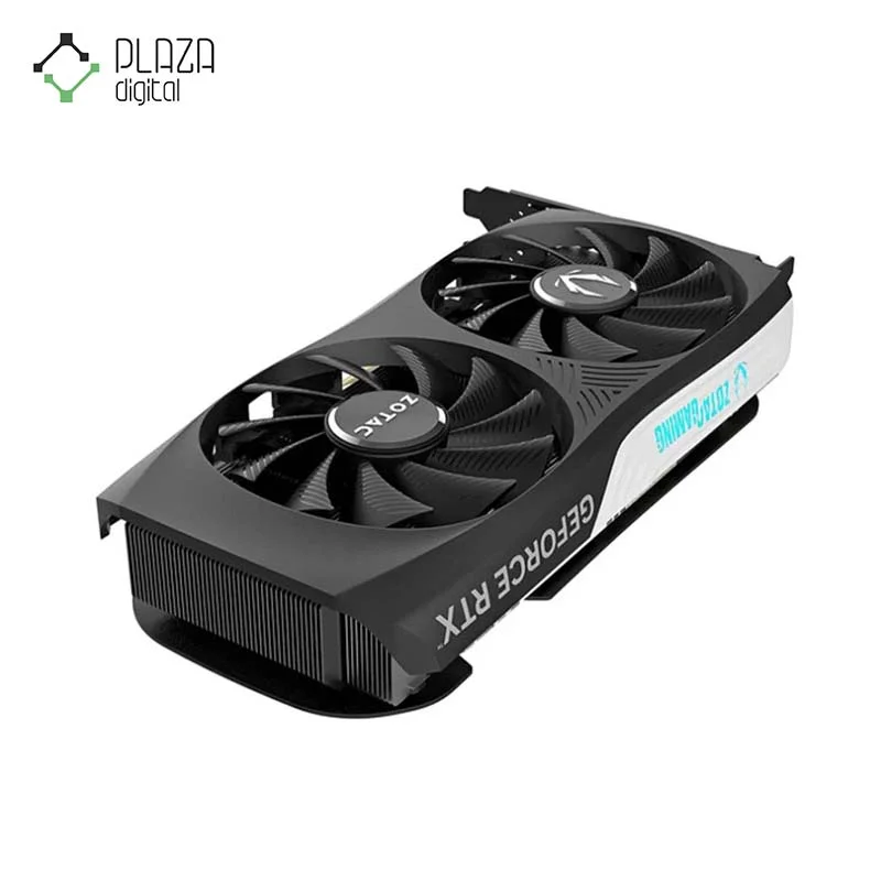 نمای بالا کارت گرافیک زوتاک مدل GAMING GeForce RTX 4070 12GB Twin Edge OC حافظه 12 گیگابایت