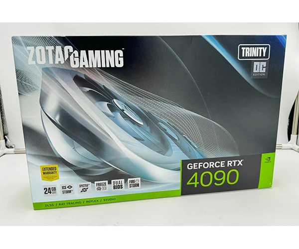 باکس کارت گرافیک زوتاک مدل GAMING GeForce RTX 4090 24GB Trinity OC White Edition حافظه 24 گیگابایت