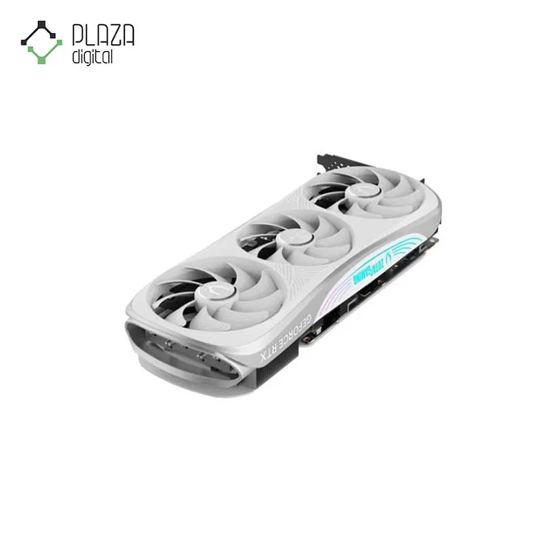 نمای بالا کارت گرافیک زوتاک مدل GAMING GeForce RTX 4090 24GB Trinity OC White Edition حافظه 24 گیگابایت