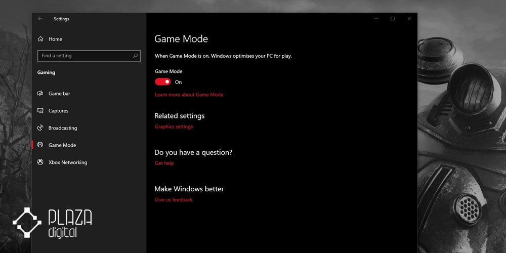 game mode on windows