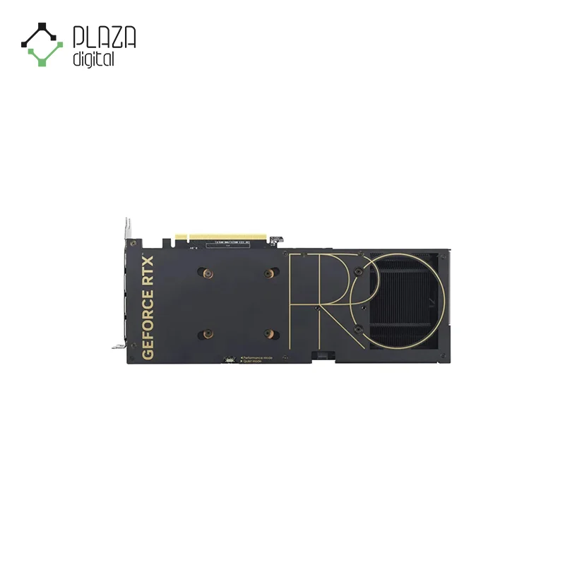  نمای پشت کارت گرافیک ایسوس مدل proart geforce rtx 4060 oc edition 8gb gddr6 حافظه 8 گیگابایت