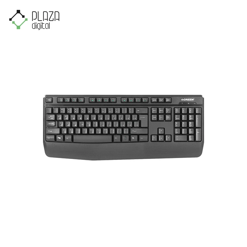 کیبورد بیسیم گرین مدل GK306W 2 نمای اصلی کیبورد بیسیم گرین مدل gk306w