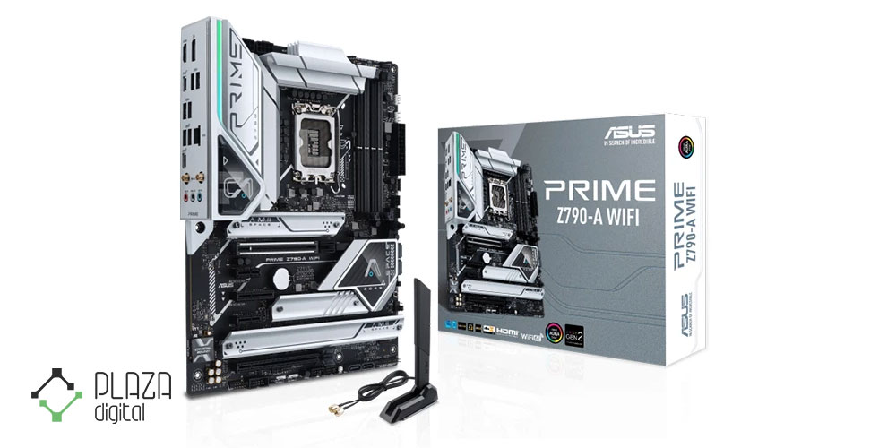 prime z790 a wifi ddr5 asus motherboard front view