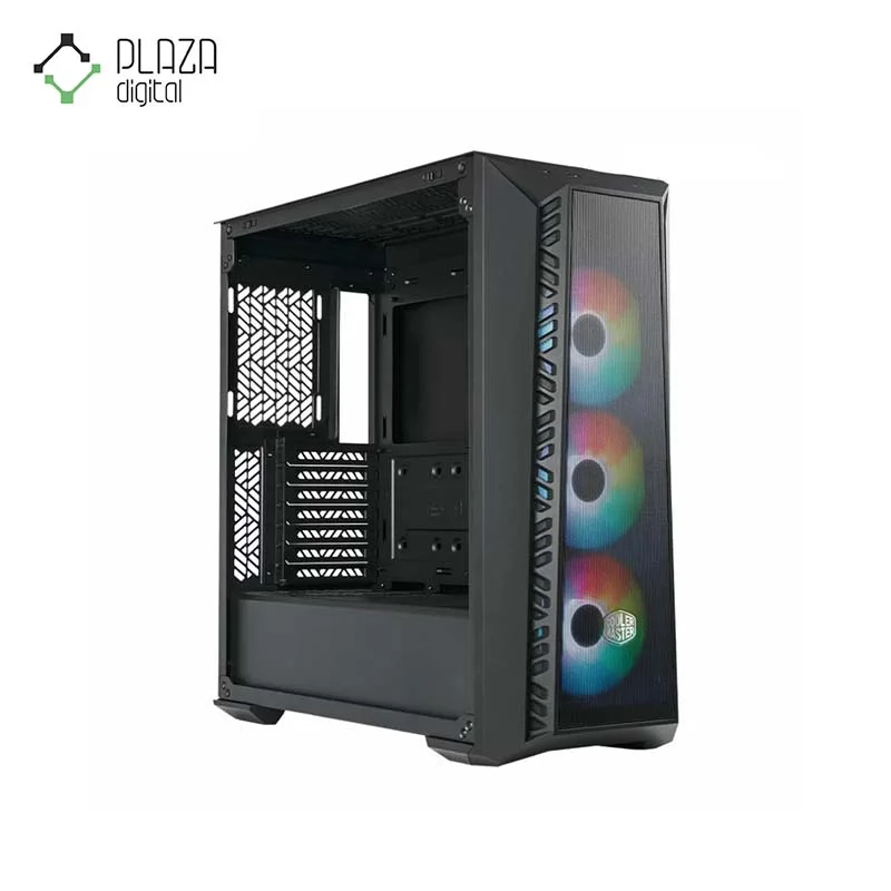 نمای سمت چپ کیس کامپیوتر کولر مستر مدل MASTERBOX 520 MESH Black