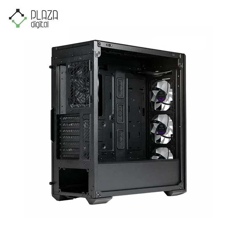 نمای سمت چپ کیس کامپیوتر کولر مستر مدل MASTERBOX 520 MESH Black