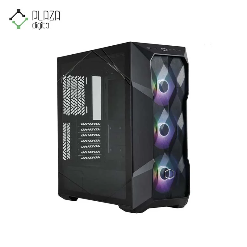 سمت چپ کیس کامپیوتر کولر مستر مدل MASTERBOX TD500 Mesh V2 Black رنگ مشکی