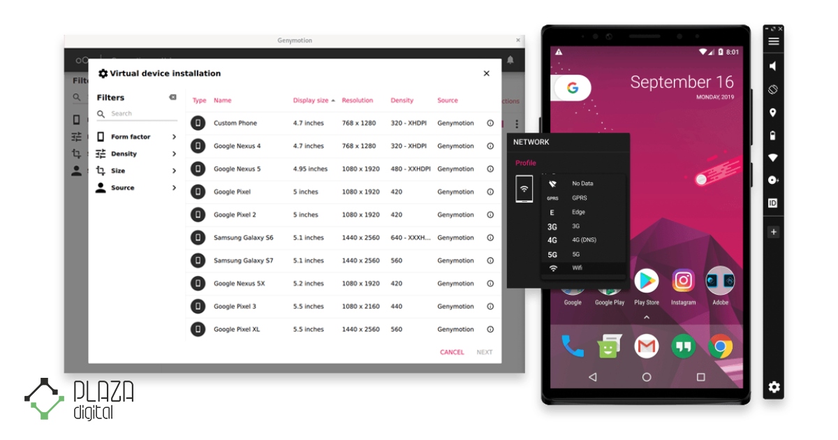 09 شبیه ساز اندروید Genymotion