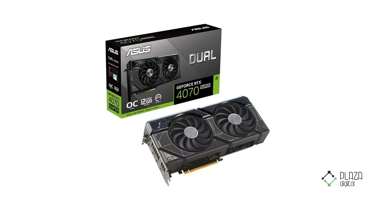 بهترین کارت گرافیک از 40 تا 50 میلیون تومان | کارت گرافیک ایسوس مدل GeForce RTX 4070 SUPER DUAL OC حافظه 12 گیگابایت