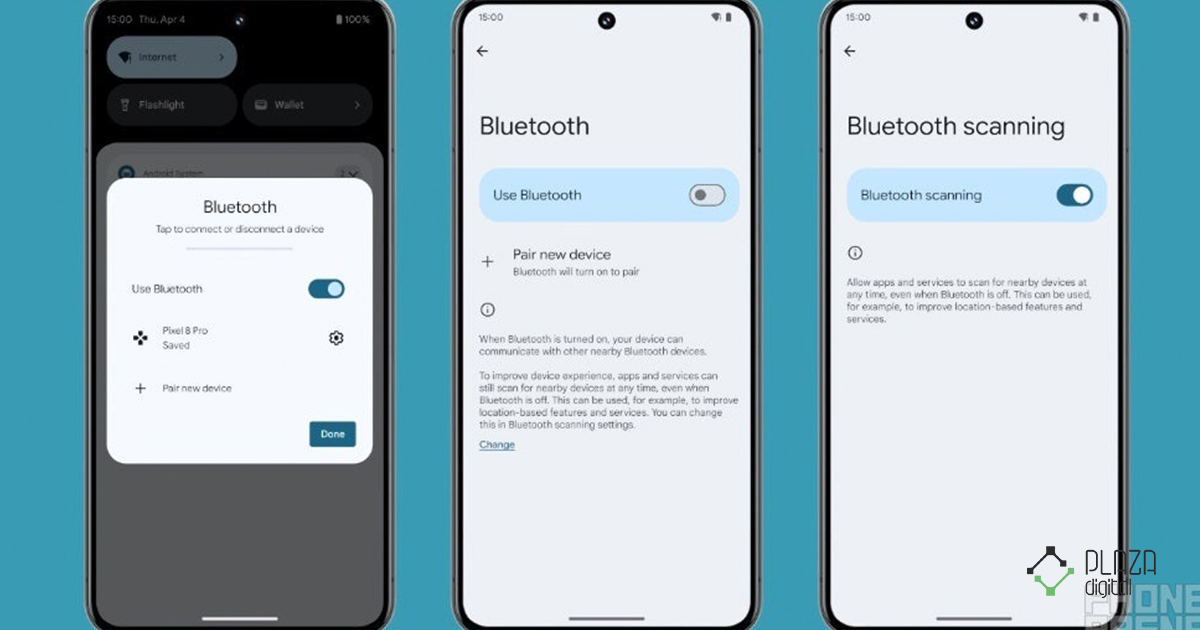اندروید 15 بلوتوث را به صورت موقت قطع می‌کند!