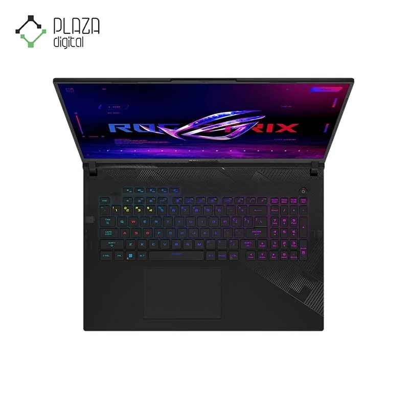 نمای کیبورد لپ تاپ گیمینگ 18 اینچی ایسوس ROG Strix Scar 18 مدل G834JYR-A