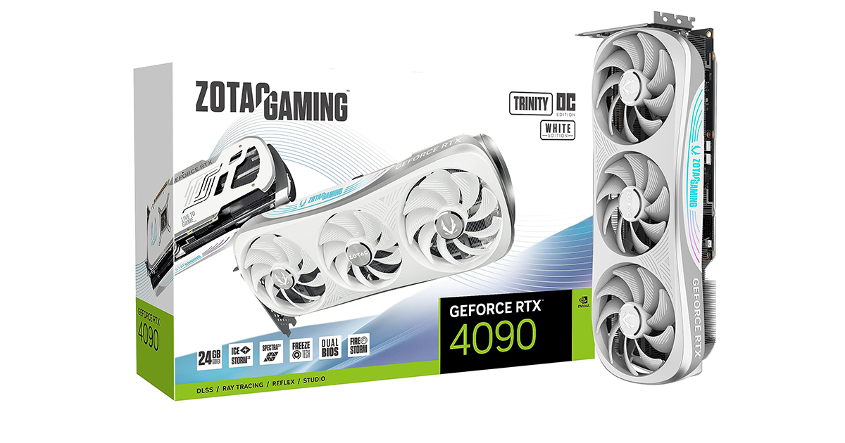 GAMING GeForce RTX 4090 24GB Trinity OC White Edition