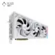 نمای کناری کارت گرافیک ایسوس مدل ROG Strix GeForce RTX™ 4080 SUPER GDDR6X White OC Edition حافظه 16 گیگابایت