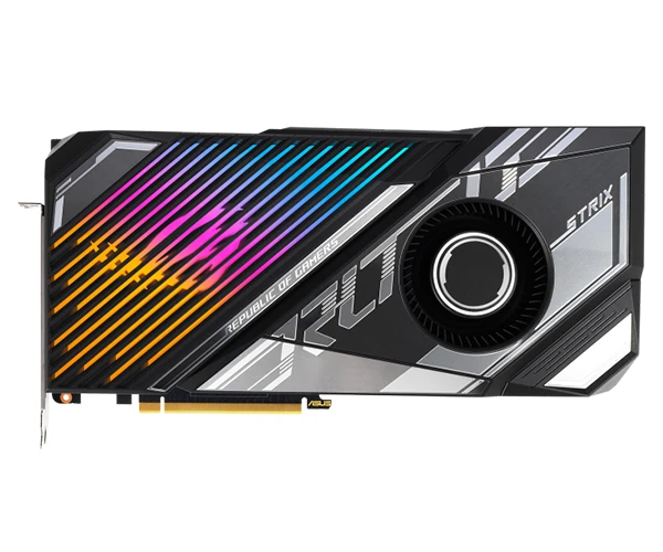 پشت کارت گرافیک ایسوس مدل ROG Strix LC GeForce RTX 4090 GDDR6X OC Edition حافظه 24 گیگابایت