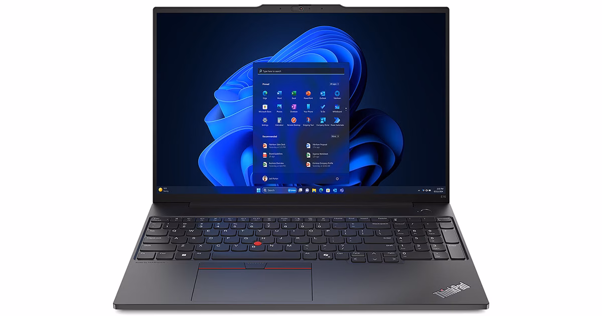 لپ تاپ لنوو 16 اینچی مدل Thinkpad E16 Ultra 7 155H Arc