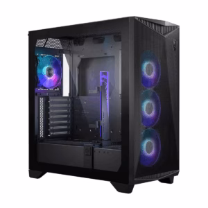 کیس کامپیوتر ام اس آی مدل MPG Gungnir 300R Airflow رنگ مشکی پلازا دیجیتال