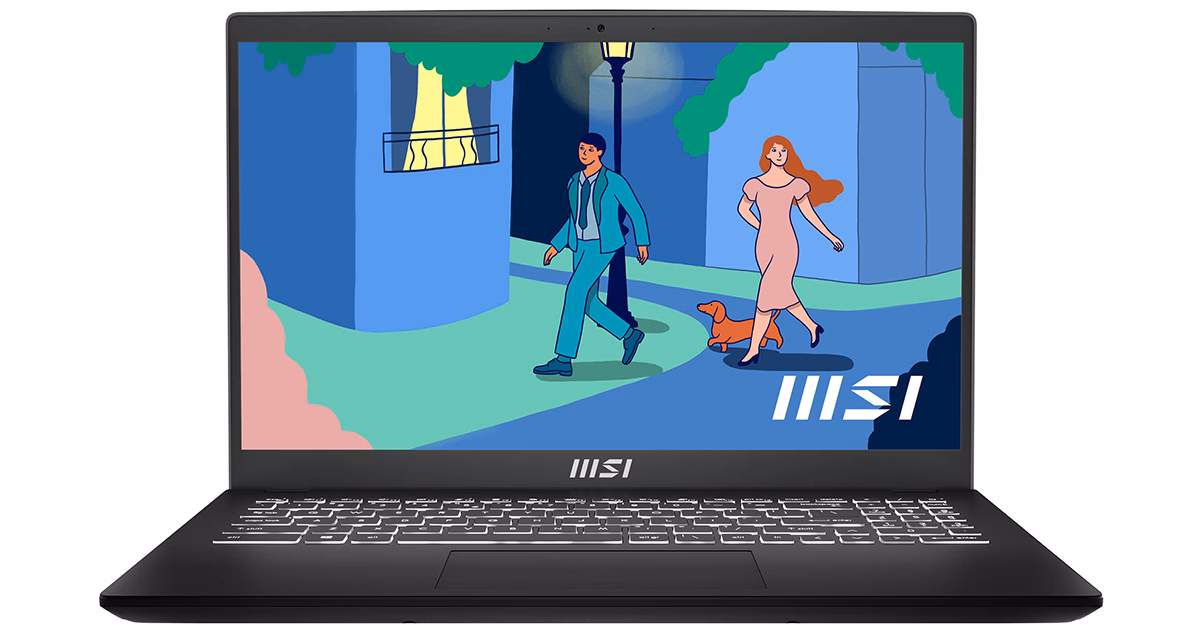 لپ تاپ ام اس ای 15.6 اینچی مدل Modern 15 H B13M i7 13700H 16GB 512GB Iris Xe